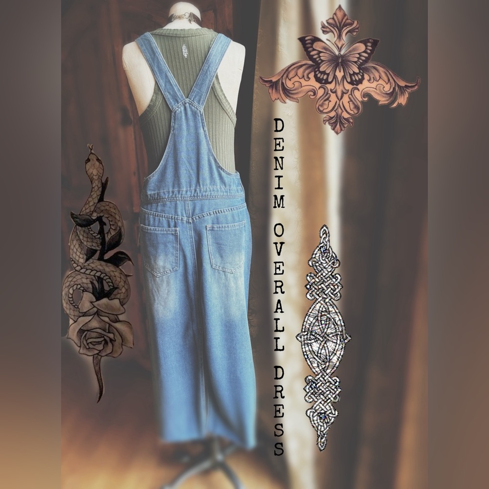 Dress Denim Overall - Picture 3 of 10